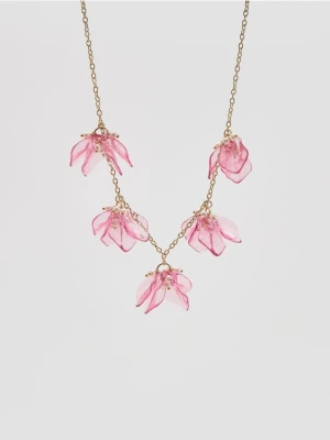 Reserved - Naszyjnik z zawieszkami - różowy