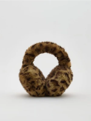 Reserved - Nauszniki ze sztucznego futerka - brązowy