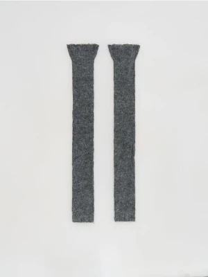 Reserved - Ocieplacze na nogi z dodatkiem wełny - szary