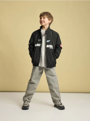 Reserved - Ocieplana kurtka bomberka - czarny