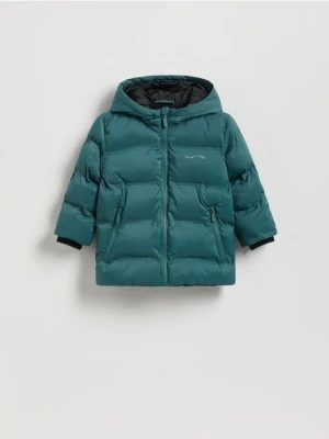 Zdjęcie produktu Reserved - Ocieplana kurtka z kapturem - morski