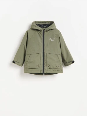 Reserved - Ocieplana parka - ciemnozielony