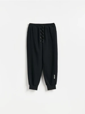 Reserved - Ocieplane joggery baggy - czarny