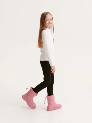 Reserved - Ocieplane legginsy - czarny