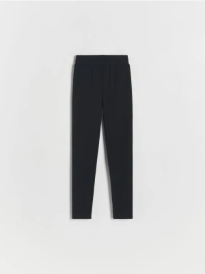 Reserved - Ocieplane legginsy - czarny