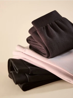 Reserved - Ocieplane legginsy - czarny