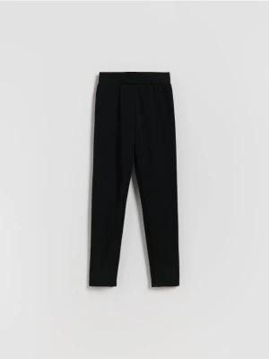 Reserved - Ocieplane legginsy - czarny