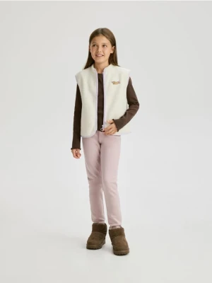 Reserved - Ocieplane legginsy - fioletowy