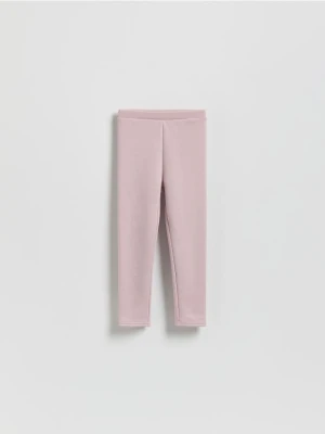 Reserved - Ocieplane legginsy - fioletowy