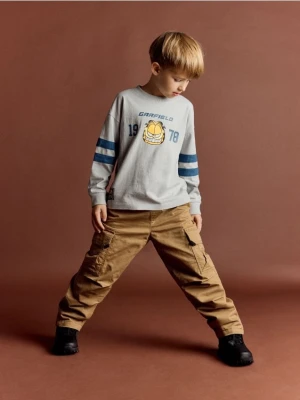 Reserved - Ocieplane spodnie - beżowy