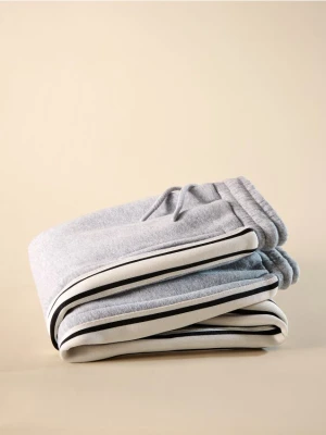 Reserved - Ocieplane spodnie dresowe - jasnoszary