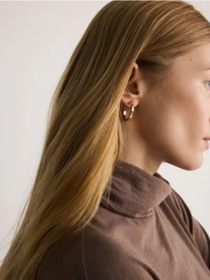 Reserved - Okrągłe kolczyki 2 pack - wielobarwny