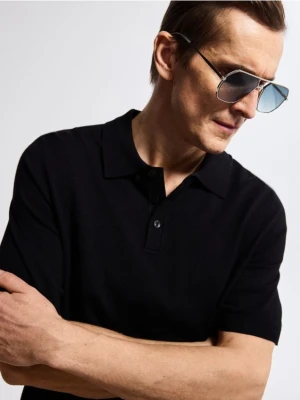 Reserved - Okulary przeciwsłoneczne aviator - ciemny turkus