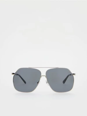 Reserved - Okulary przeciwsłoneczne AVIATOR - srebrny