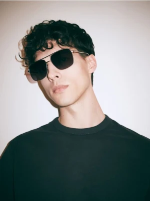 Reserved - Okulary przeciwsłoneczne AVIATOR - srebrny