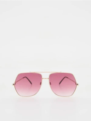 Reserved - Okulary przeciwsłoneczne - bordowy