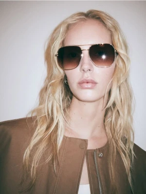 Reserved - Okulary przeciwsłoneczne - brązowy