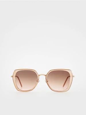 Reserved - Okulary przeciwsłoneczne - brudny róż