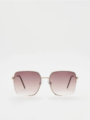 Reserved - Okulary przeciwsłoneczne - ciemnobrązowy