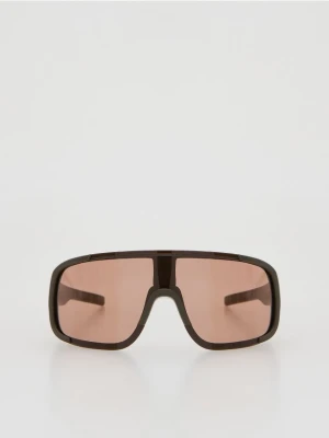 Reserved - Okulary przeciwsłoneczne - ciemnobrązowy