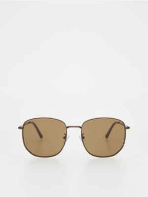 Reserved - Okulary przeciwsłoneczne - ciemnobrązowy