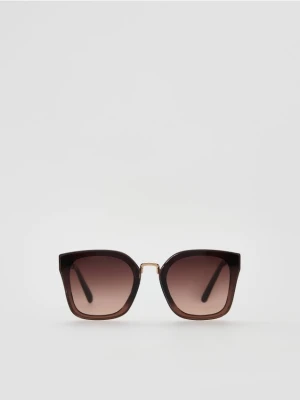 Zdjęcie produktu Reserved - Okulary przeciwsłoneczne - ciemnobrązowy