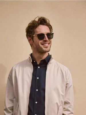 Reserved - Okulary przeciwsłoneczne - ciemnozielony