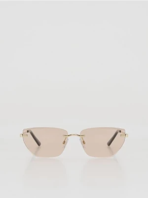 Reserved - Okulary przeciwsłoneczne - kremowy