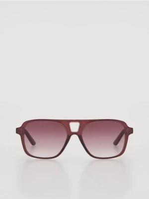 Reserved - Okulary przeciwsłoneczne - mahoniowy