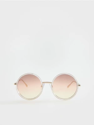 Reserved - Okulary przeciwsłoneczne - różowy