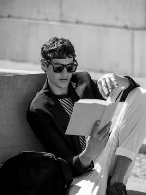 Reserved - Okulary przeciwsłoneczne z polaryzacją - czarny