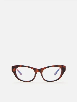 Reserved - Okulary w zwierzęcy wzór - wielobarwny
