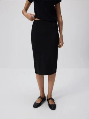 Zdjęcie produktu Reserved - Ołówkowa spódnica z wiskozą - czarny