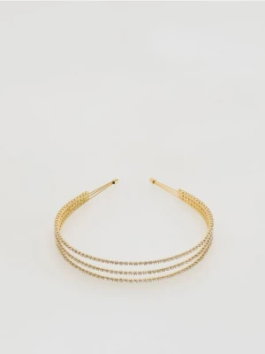 Reserved - Opaska do włosów - złoty