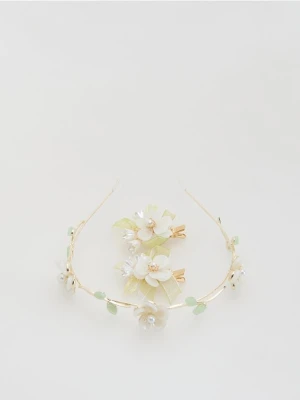 Reserved - Opaska i spinki do włosów - wielobarwny