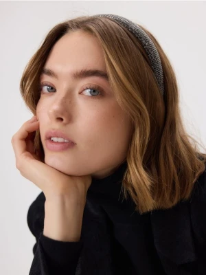 Reserved - Opaska na włosy - szary