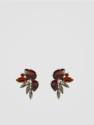 Reserved - Ozdobne kolczyki - wielobarwny