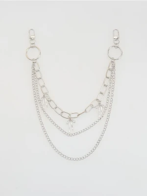 Reserved - Ozdobny łańcuch do spodni - ciemnoszary