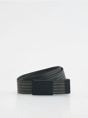 Zdjęcie produktu Reserved - Parciany pasek z klamrą - ciemnoszary