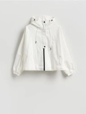 Reserved - Parka z kapturem - złamana biel
