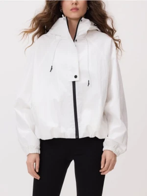 Reserved - Parka z kapturem - złamana biel