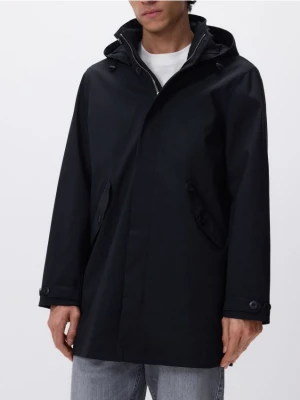 Reserved - Parka z odpinanym kapturem - czarny