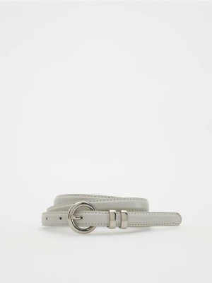 Reserved - Pasek z klamrą - jasnoszary