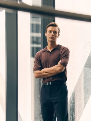 Reserved - Pasek z obrotową klamrą - czarny