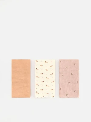 Reserved - Pielucha tetrowa 3 pack - wielobarwny