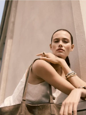 Reserved - Pierścionek z naturalnymi kamieniami - wielobarwny