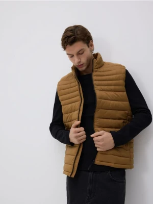 Reserved - Pikowana kamizelka - beżowy