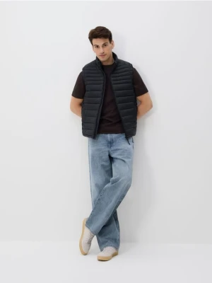 Reserved - Pikowana kamizelka - czarny