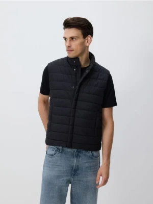 Reserved - Pikowana kamizelka - czarny