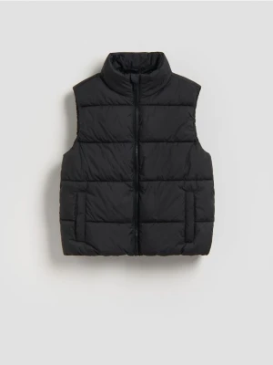 Reserved - Pikowana kamizelka - czarny